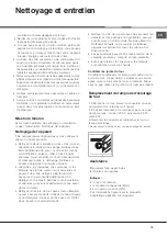 Предварительный просмотр 13 страницы Indesit I6MSAG/FR Operating Instructions Manual