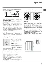 Предварительный просмотр 19 страницы Indesit I6MSAG/FR Operating Instructions Manual