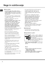 Предварительный просмотр 54 страницы Indesit I6MSAG/FR Operating Instructions Manual