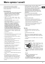 Предварительный просмотр 67 страницы Indesit I6MSAG/FR Operating Instructions Manual