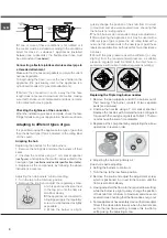 Preview for 8 page of Indesit I6TMH2AF(X)/I Operating Instructions Manual