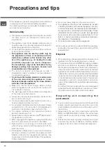 Preview for 14 page of Indesit I6TMH2AF(X)/I Operating Instructions Manual