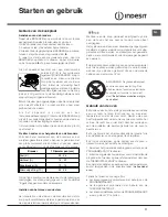 Preview for 11 page of Indesit I6TMH2AG /NL Operating Instructions Manual