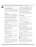 Preview for 12 page of Indesit I6TMH2AG /NL Operating Instructions Manual