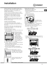 Предварительный просмотр 15 страницы Indesit I6VMH2A.1/ NL Operating Instructions Manual