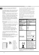 Предварительный просмотр 16 страницы Indesit I6VMH2A.1/ NL Operating Instructions Manual