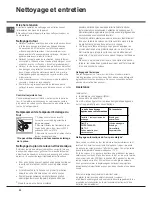 Preview for 22 page of Indesit I6VV2A/UK Operating Instructions Manual