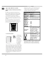 Preview for 34 page of Indesit I6VV2A/UK Operating Instructions Manual