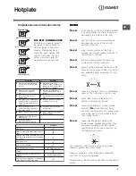 Предварительный просмотр 9 страницы Indesit ID50C1 S Operating Instructions Manual