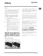 Предварительный просмотр 11 страницы Indesit ID50C1 S Operating Instructions Manual