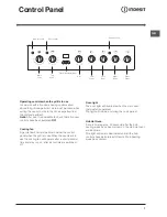 Предварительный просмотр 7 страницы Indesit ID60C2 Operating Instructions Manual