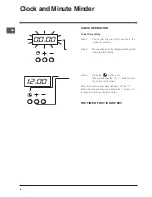 Предварительный просмотр 8 страницы Indesit ID60C2 Operating Instructions Manual