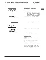 Предварительный просмотр 9 страницы Indesit ID60C2 Operating Instructions Manual