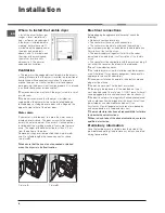 Предварительный просмотр 4 страницы Indesit IDC 75 Instruction Manual