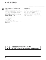 Предварительный просмотр 12 страницы Indesit IDC 75 Instruction Manual