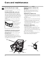 Предварительный просмотр 10 страницы Indesit IDC 85 Instruction Manual