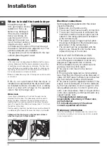 Preview for 2 page of Indesit IDCA 735 B H Instruction Manual