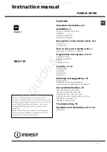 Indesit IDCA 735 Instruction Manual preview