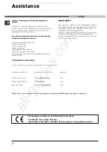 Preview for 16 page of Indesit IDCA 735 Instruction Manual