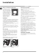 Preview for 4 page of Indesit IDCA 835 Instruction Manual