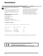 Предварительный просмотр 32 страницы Indesit IDCA G35 S Instruction Manual