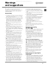 Preview for 13 page of Indesit IDCA G35 Instruction Manual