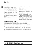 Preview for 16 page of Indesit IDCE 8454 X A PS Instruction Manual