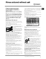 Предварительный просмотр 9 страницы Indesit IDF 125 Operating Instructions Manual