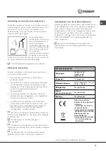 Предварительный просмотр 47 страницы Indesit IDL 500 Instruction Booklet