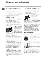 Preview for 8 page of Indesit idl 5055 Instruction Booklet