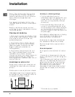 Preview for 24 page of Indesit idl 5055 Instruction Booklet