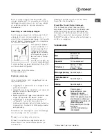 Preview for 25 page of Indesit idl 5055 Instruction Booklet