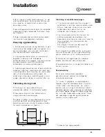 Preview for 35 page of Indesit idl 5055 Instruction Booklet