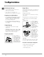 Preview for 42 page of Indesit idl 5055 Instruction Booklet