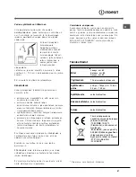 Preview for 47 page of Indesit idl 5055 Instruction Booklet