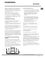 Предварительный просмотр 13 страницы Indesit Idl 507 Instruction Booklet