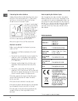 Предварительный просмотр 14 страницы Indesit Idl 507 Instruction Booklet