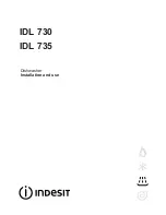 Indesit IDL 730 Installation And Use Manual preview