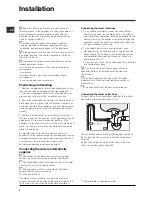 Предварительный просмотр 2 страницы Indesit IDP 147 Operating Instructions Manual