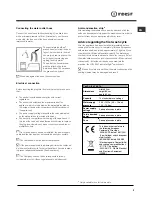 Preview for 3 page of Indesit IDP 148 Operating Instructions Manual