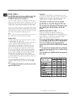 Preview for 8 page of Indesit IDP 148 Operating Instructions Manual