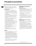 Preview for 12 page of Indesit IDP 148 Operating Instructions Manual