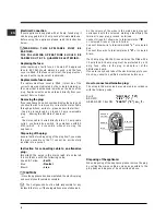 Preview for 4 page of Indesit IDP 148M D Operating Instructions Manual