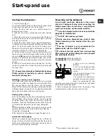 Preview for 7 page of Indesit IDP 148M D Operating Instructions Manual