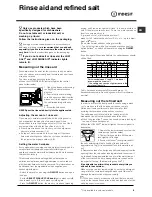 Preview for 9 page of Indesit IDS 105 Operating Instructions Manual