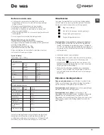 Preview for 19 page of Indesit IDV 75 Instruction Manual