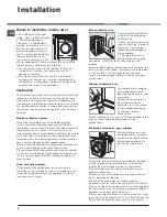 Preview for 2 page of Indesit IDVA 735 Instruction Manual