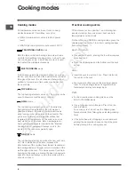 Предварительный просмотр 6 страницы Indesit IF 51 K.A UK Operating Instructions Manual