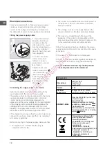 Preview for 14 page of Indesit IF 61 K.A Operating Instructions Manual