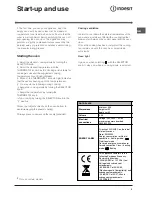 Предварительный просмотр 5 страницы Indesit IF 63 K.A IX UK Operating Instructions Manual